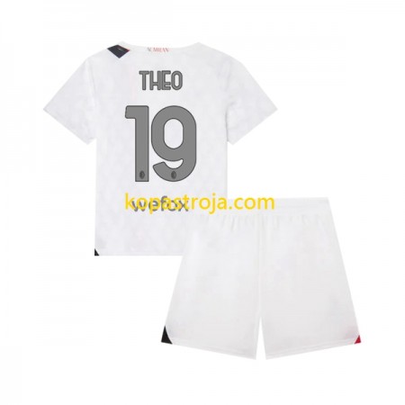 Billiga Fotbollströjor AC Milan Theo 19 Barn Borta tröja 2023/24 Kortärmad